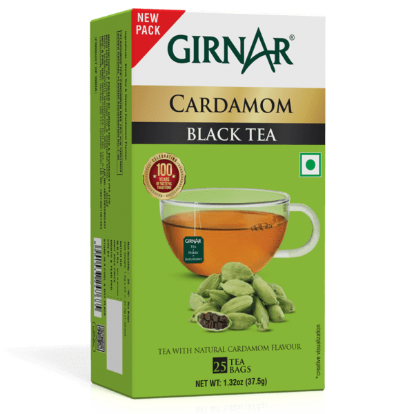 Girnar Black Tea Elaichi - 25Pcs