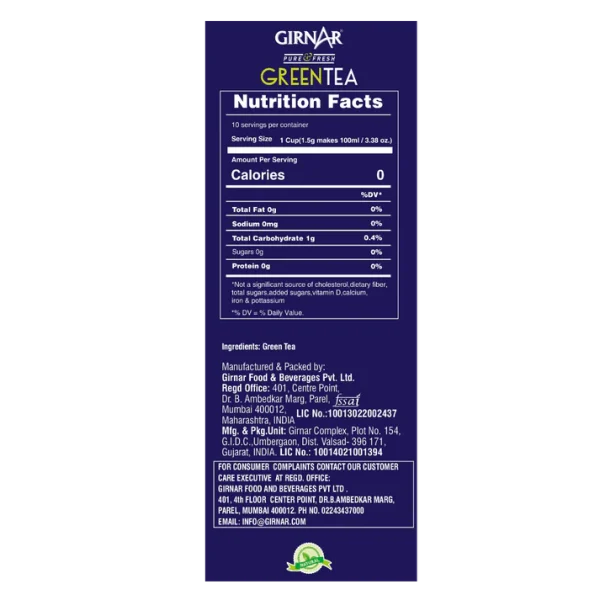 Girnar Green Tea Bag 25Pcs - Image 4