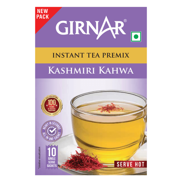 Girnar Instant Kashmiri Kahwa 100g – 10Pcs - Image 5
