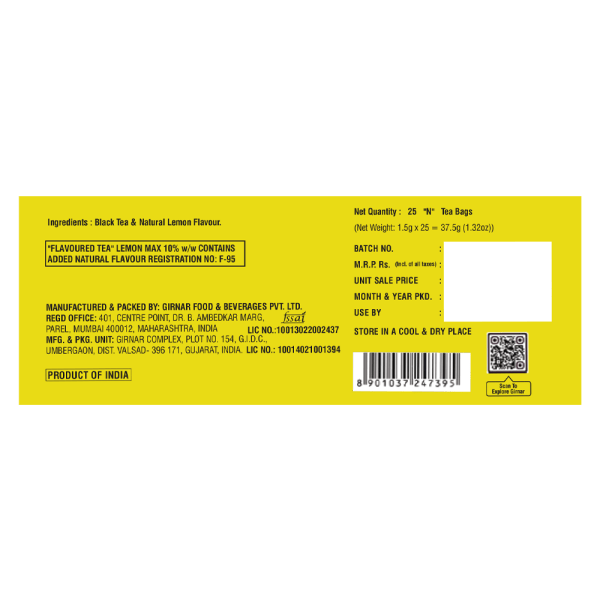 Girnar Instant Tea Premix With Lemon - Image 3