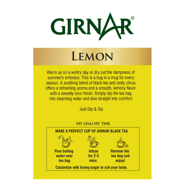 Girnar Instant Tea Premix With Lemon - Image 4