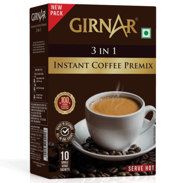 Girnar 3 in 1 Instant Coffee Premix Sachets
