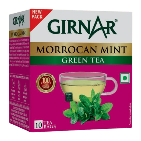 Girnar Green Tea Morrocan Mint 10pcs