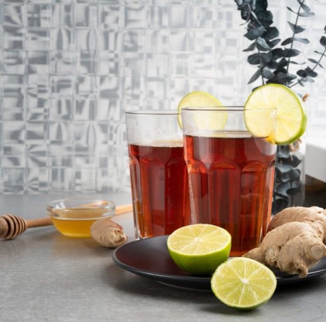 black tea and lemon tea Improved Digestion