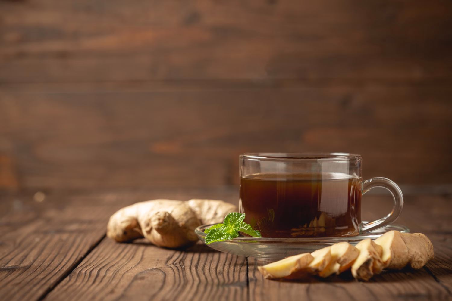 Homemade Girnar Ginger Tea