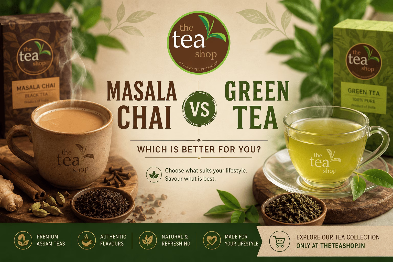 Masala Chai Vs Green Tea: Which One Is Better For Your Lifestyle?