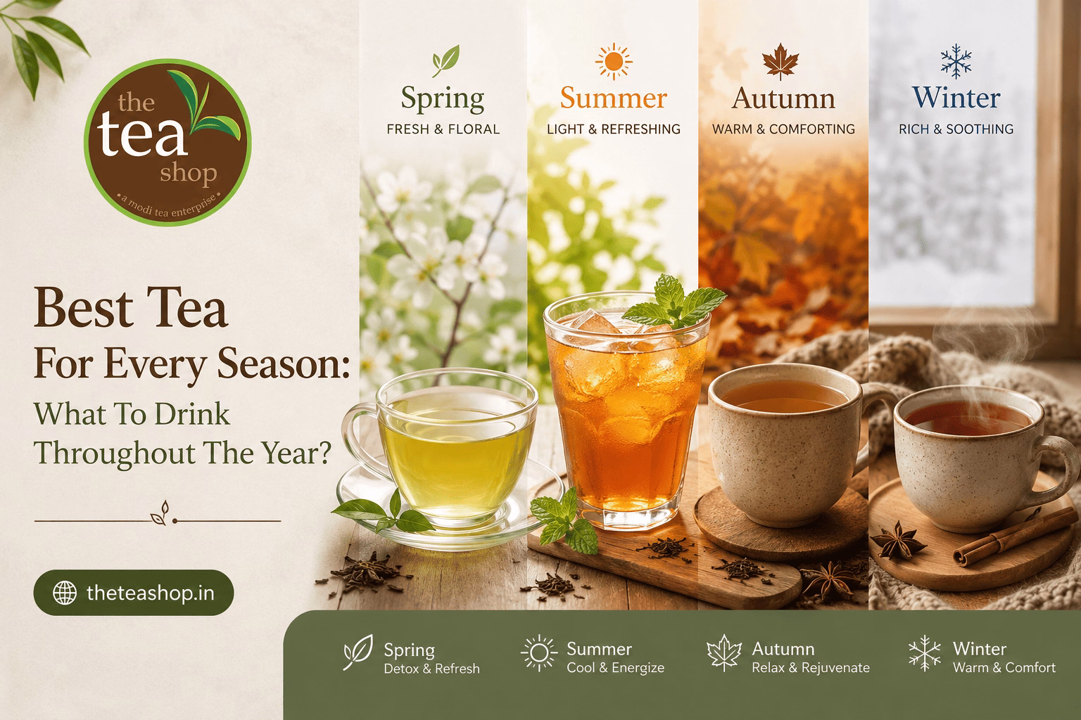 Best Tea For Every Season: What To Drink Throughout The Year?